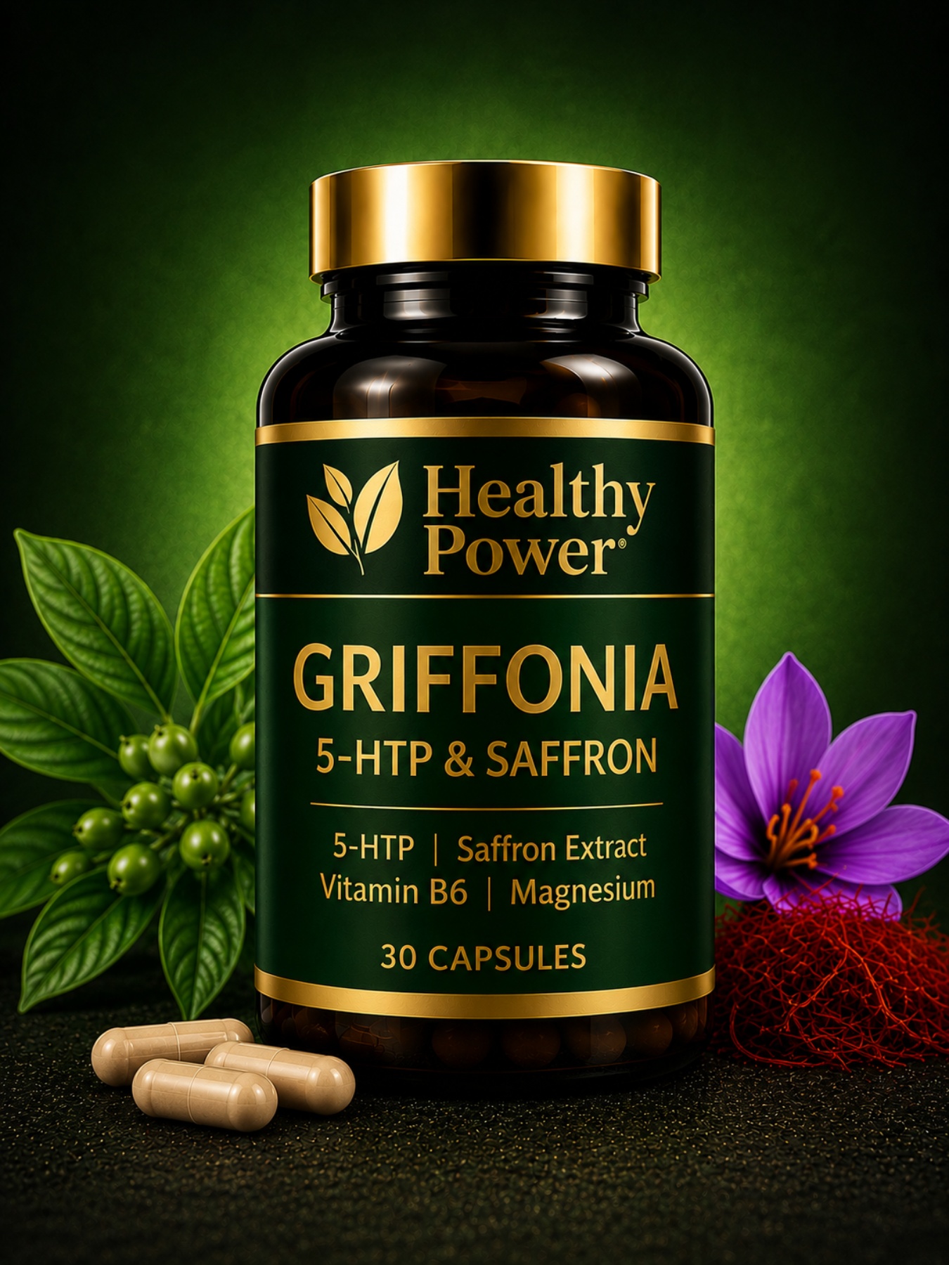 Griffonia 5-HTP & Saffron