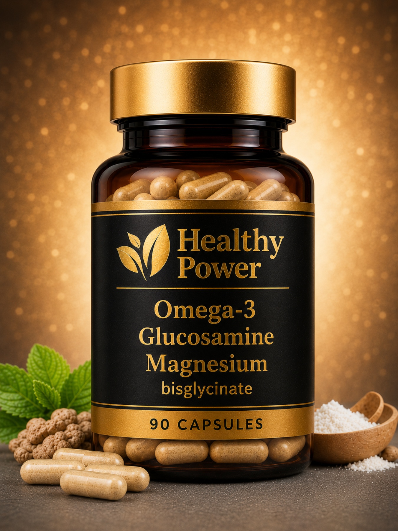 Omega-3 Glucosamine Magnesium